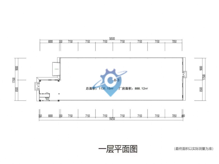 开发商抵账的1000平米钢结构厂房低价转让