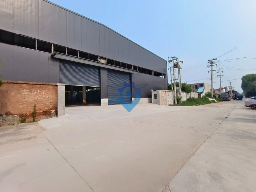 窦妪装备基地2700㎡全新重钢厂房出租 国有土地证可环评 层高13米装航车